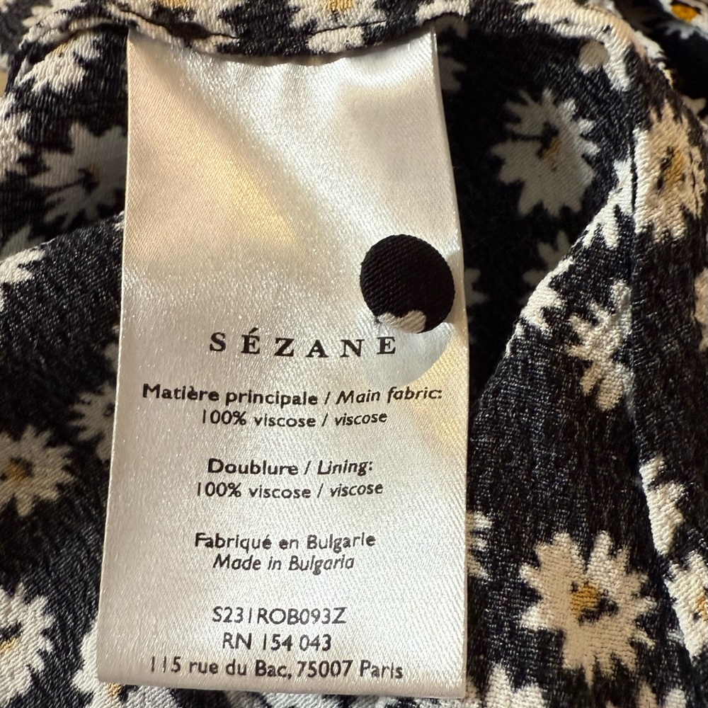Sezane Norabel Dress in Daisy Print - Picture 7 of 7